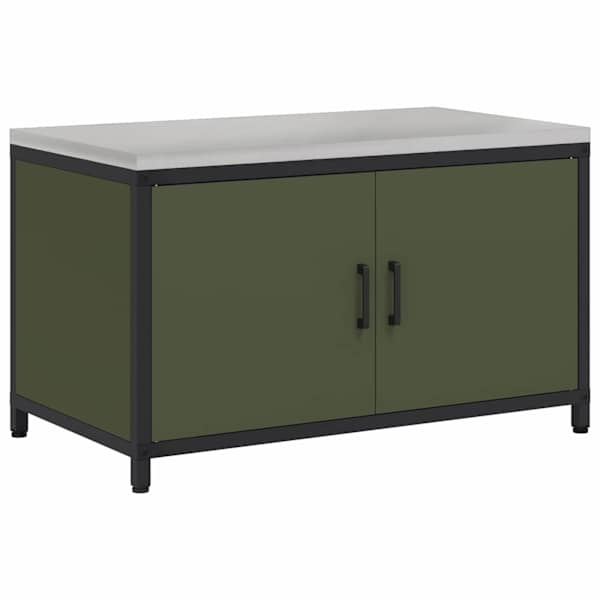 Köögivarustuse Kapp HATTEM Oliiviroheline 90 × 50 × 53 cm Teras