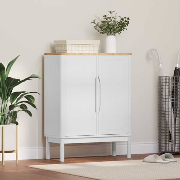 Kõide FLORO Valge 70 × 30 × 70,5 cm Kindel männipuidust