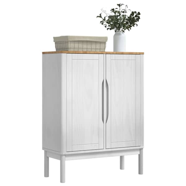 Kõide FLORO Valge 70 × 30 × 70,5 cm Kindel männipuidust