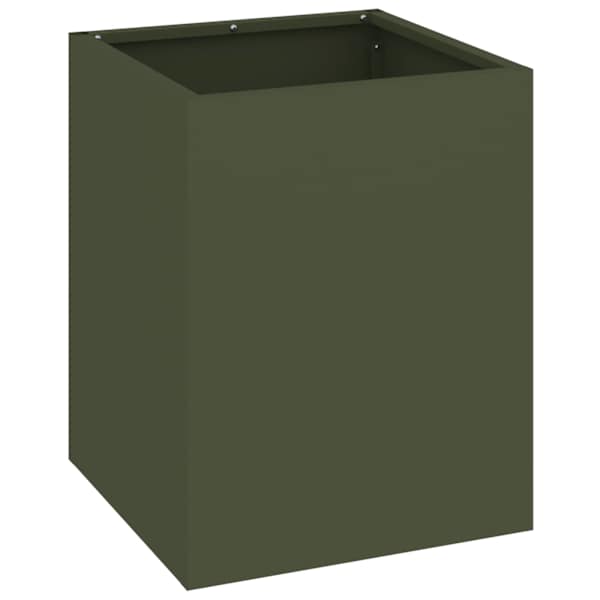 Taimekast 32 × 32 × 40 cm, teras – oliiviroheline