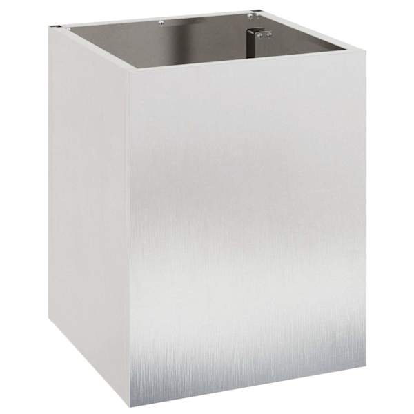 Taimekast 32 × 32 × 40 cm, roostevaba teras – hõbedane
