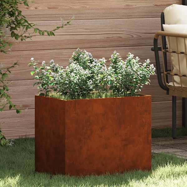 Taimekast 50 × 32 × 40 cm, teras – roostekarva