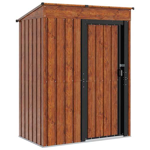 Metallist aiakuur 137 × 81 × 180 cm – pruun