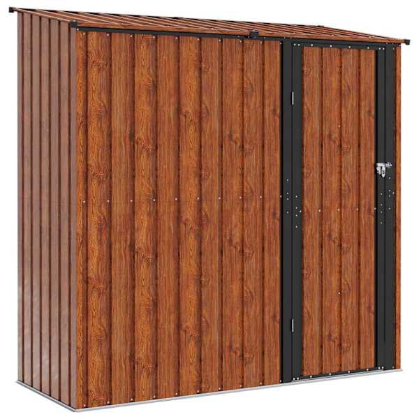 Metallist aiakuur 203 × 85,5 × 200 cm – puidutooni