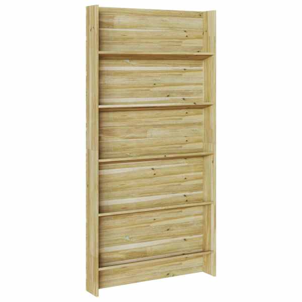 Taimekast 90 × 15 × 180 cm, immutatud männipuit – pruun