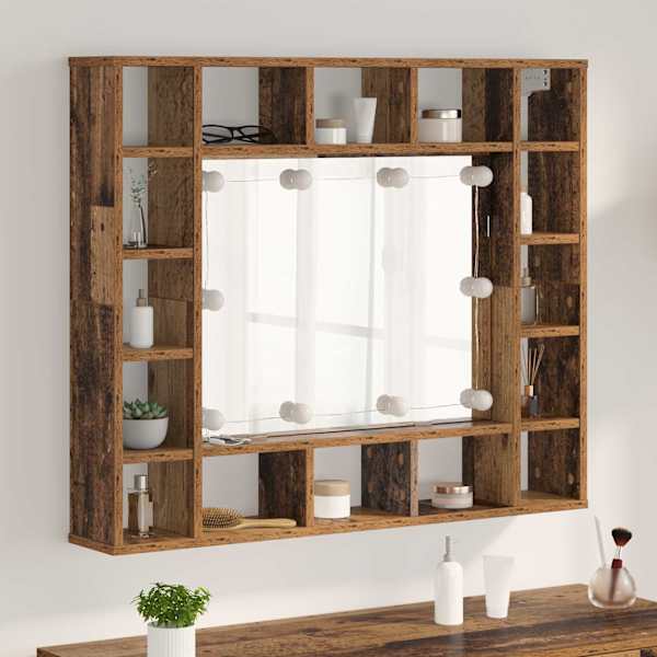 Peeglikapp Vana puit 91 × 15 × 76,5 cm Tehispuit