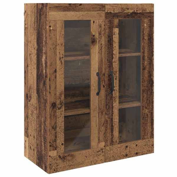 Hoiukapp Seinale kinnitatav Vana puit 69,5 × 34 × 90 cm