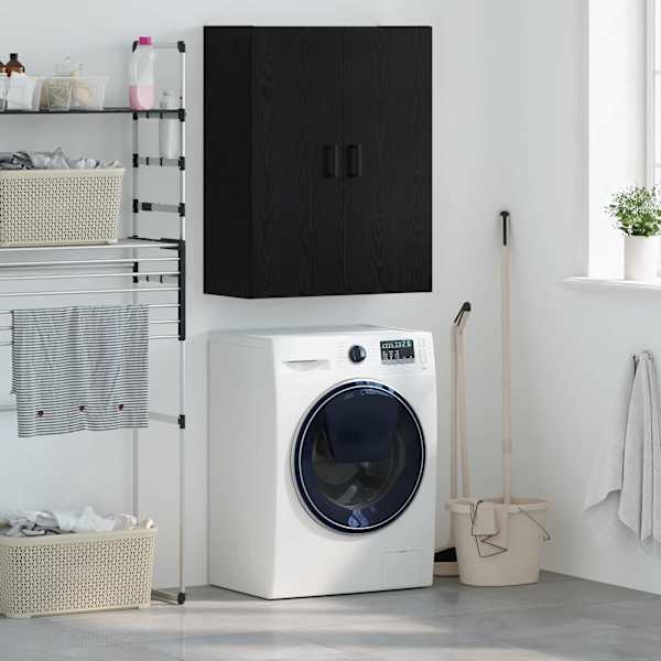 Seinekapp Must tamm 69,5 × 34 × 90 cm Tehispuit