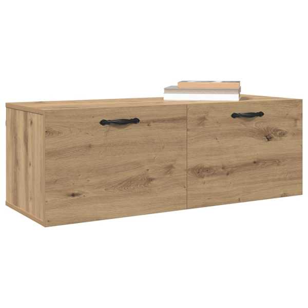 Seinale kinnitatav kapp 100 × 36,5 × 35 cm Tehispuit Käsitööpuu
