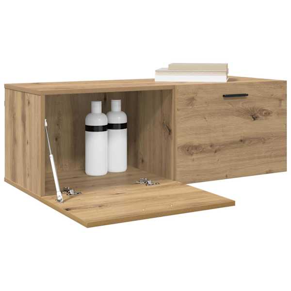 Seinale kinnitatav kapp 100 × 36,5 × 35 cm Tehispuit Käsitööpuu