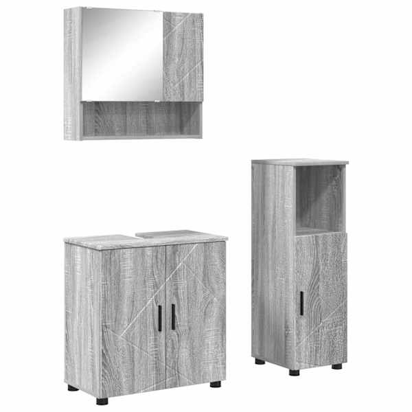 Vannitoa mööbleset 3 tk Hall Sonoma 61 × 35 × 64 cm