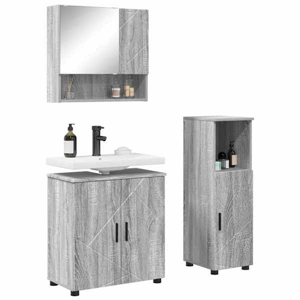 Vannitoa mööbleset 3 tk Hall Sonoma 61 × 35 × 64 cm