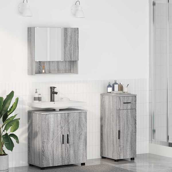 Vannitoa mööbleset 3 tk Hall Sonoma 61 × 35 × 64 cm