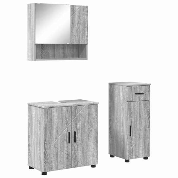 Vannitoa mööbleset 3 tk Hall Sonoma 61 × 35 × 64 cm