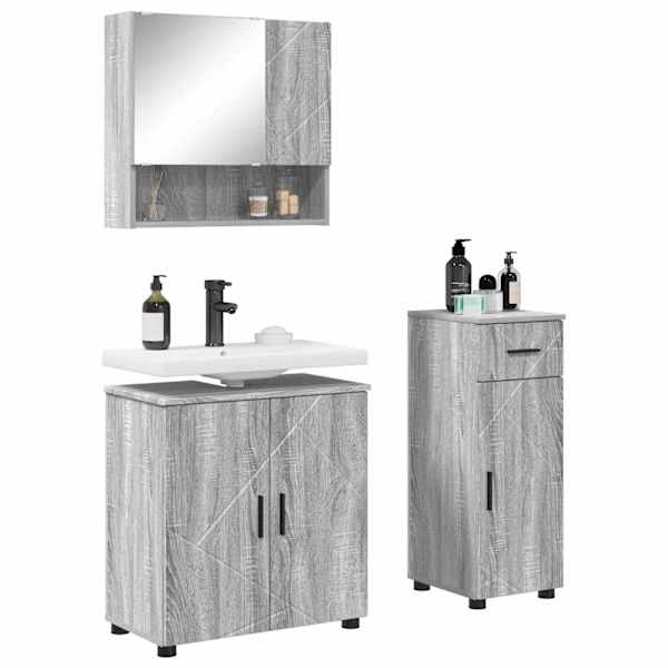 Vannitoa mööbleset 3 tk Hall Sonoma 61 × 35 × 64 cm