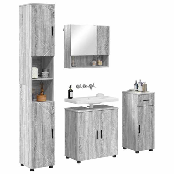 Vannitoa mööbleset 4 tk Hall Sonoma 61 × 35 × 64 cm