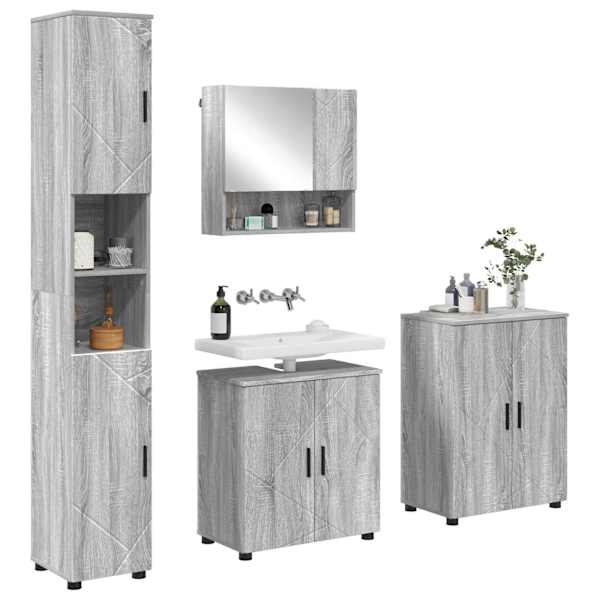 Vannitoa mööbleset 4 tk Hall Sonoma 61 × 35 × 64 cm