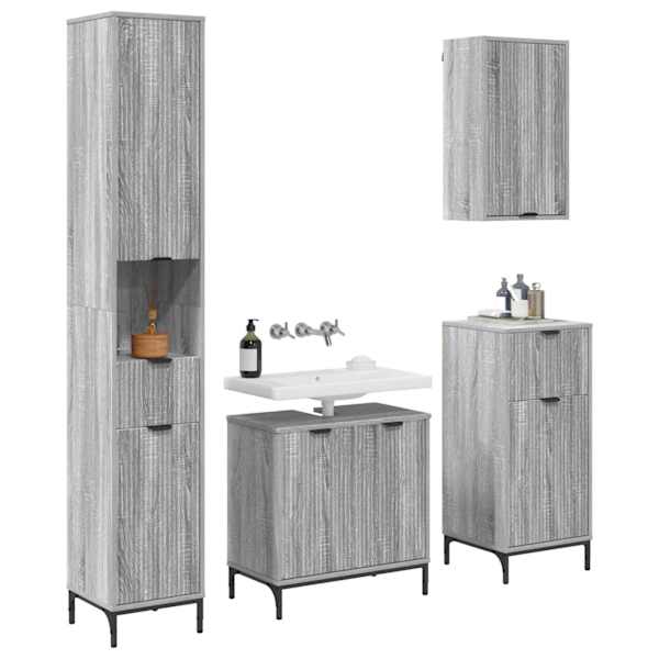 Vannitoa mööbleset 4 tk Hall Sonoma