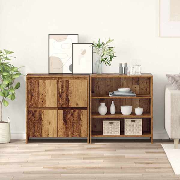 Kõide 2 tk Vana puit 70 × 41 × 75 cm Tehispuit