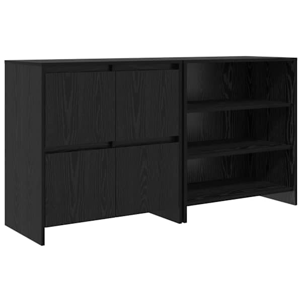 Kõide 2 tk Must tamm 70 × 41 × 75 cm Tehispuit