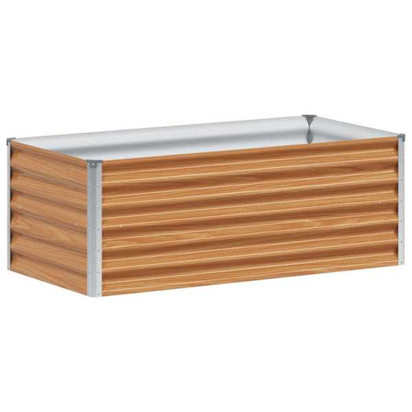Peenrakast 98 × 50 × 36 cm, tsingitud teras – helepruun