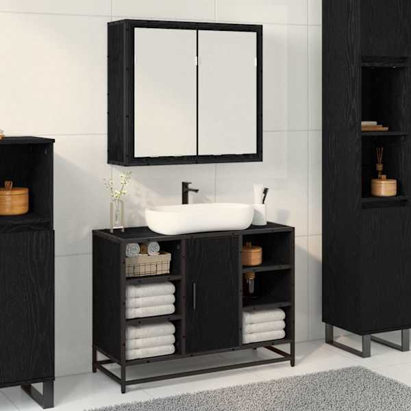 Seinariiul Must tamm 65 × 20 × 60 cm