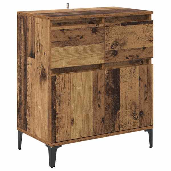 Kõide sahtliga Vana puit 60 × 35 × 70 cm