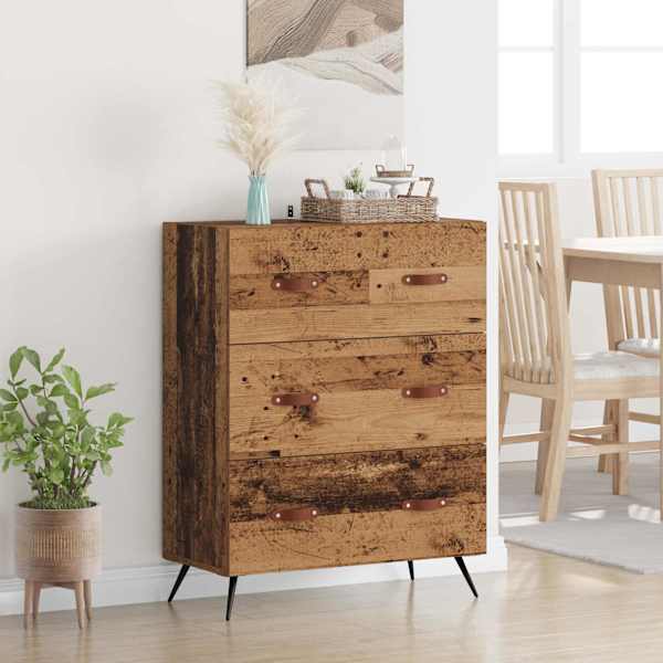 Õhupoli sahtliga Vana puit 69,5 × 34 × 90 cm Töödeldud puit