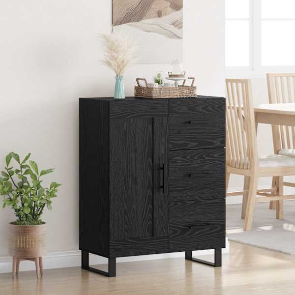 Kõide sahtliga Must tamm 69,5 × 34 × 90 cm