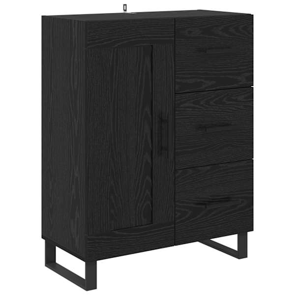 Kõide sahtliga Must tamm 69,5 × 34 × 90 cm