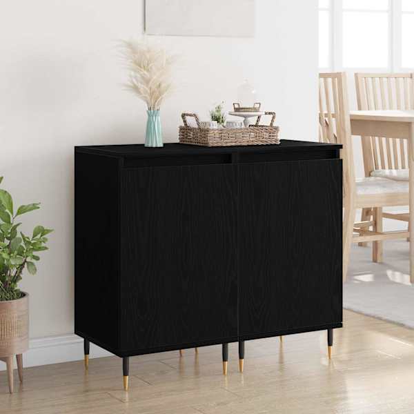 Kõide 2 tk Must tamm 40 × 35 × 70 cm
