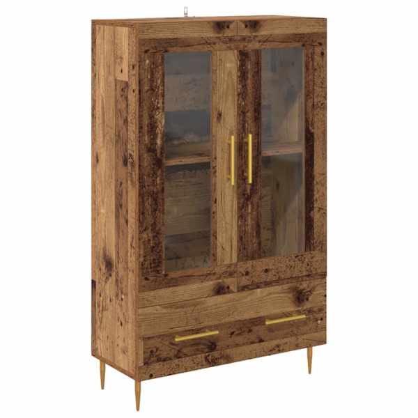Kõrgushein Vana puit 69,5 × 31 × 115 cm Kunstlik puit ja klaas