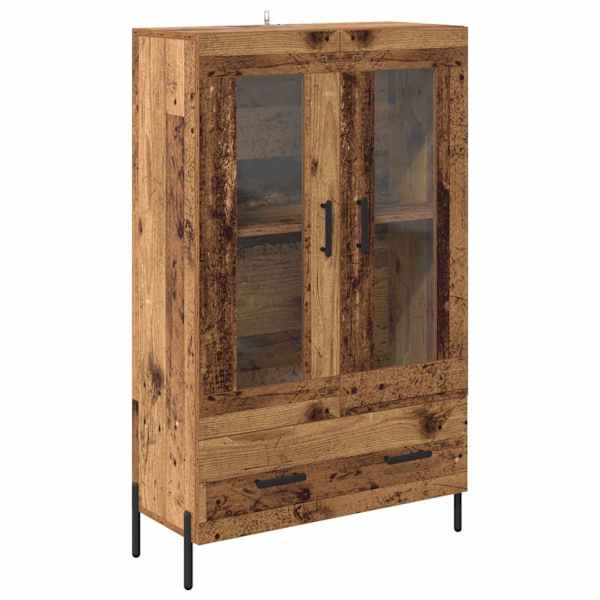 Kõrge hoiukapp CORONA Vana puit 69,5 × 31 × 115 cm Tehispuit