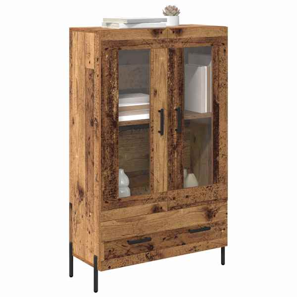 Kõrge hoiukapp CORONA Vana puit 69,5 × 31 × 115 cm Tehispuit