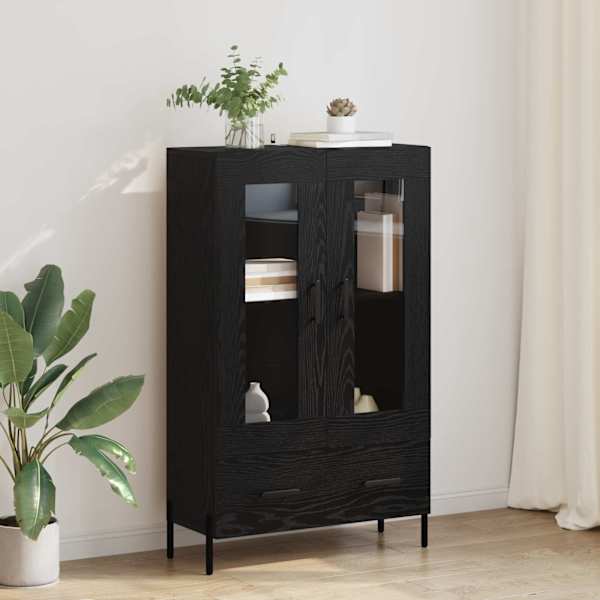 Kõrgushein CORONA Must tamm 69,5 × 31 × 115 cm Tehispuit