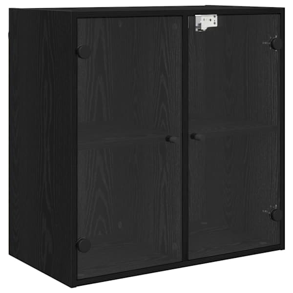 Seinekapp 68 × 37 × 68,5 cm Tehispuit Must tamm
