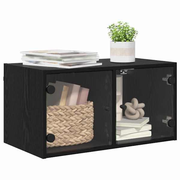 Seinekapp 68 × 37 × 35 cm Tehispuit Must tamm