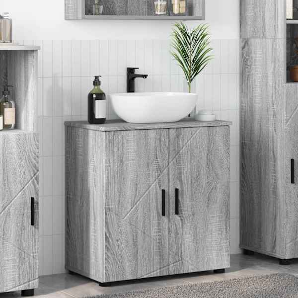 Vannitoa kapp Hall Sonoma 61 × 35 × 64 cm Tehispuit, Metall