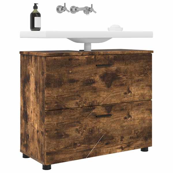 Vannitoa kapp Suitsetatud tamm 76,5 × 35 × 64 cm