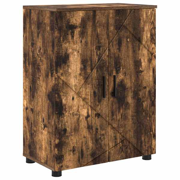 Vannitoa kapp Suitsetatud tamm 60 × 35 × 80 cm