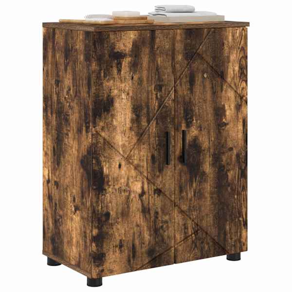 Vannitoa kapp Suitsetatud tamm 60 × 35 × 80 cm