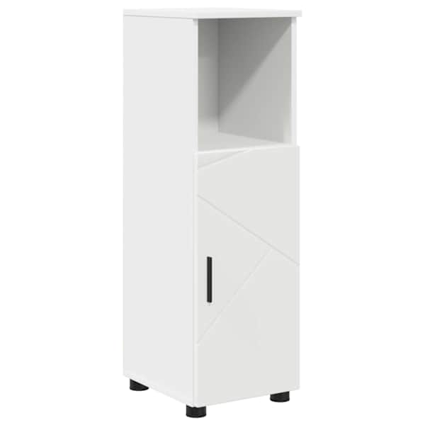 Vannitoa kapp Valge 30 × 35 × 95 cm Tehispuit, Metall