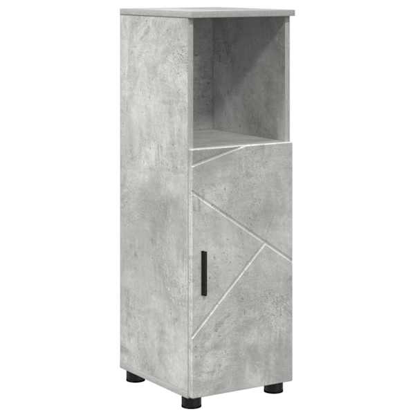 Vannitoa kapp Betoonhall 30 × 35 × 95 cm Tehispuit, Metall
