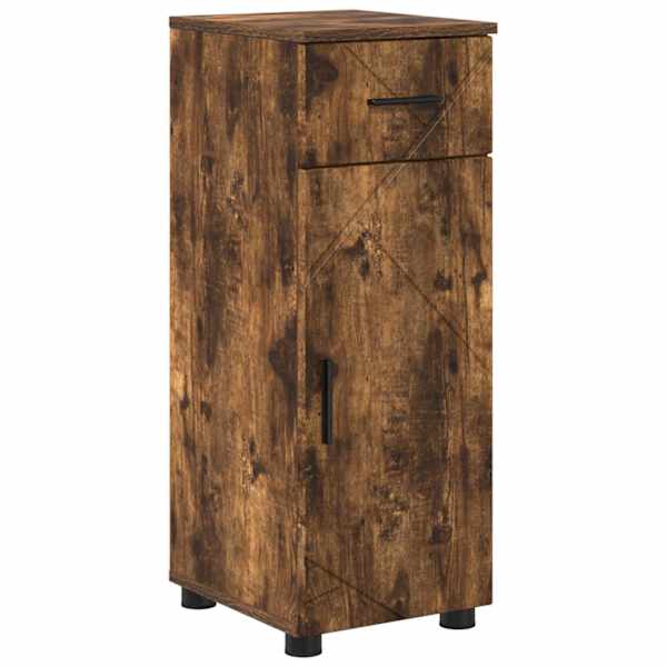 Vannitoa kapp Suitsetatud tamm 30 × 35 × 80 cm