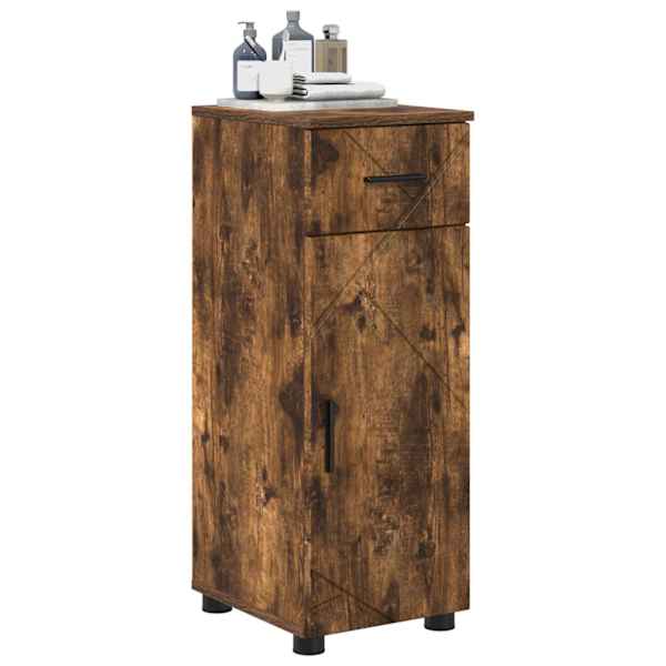 Vannitoa kapp Suitsetatud tamm 30 × 35 × 80 cm