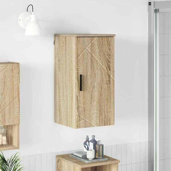 Vannitoa kapp Sonoma tamm 30 × 31,5 × 61 cm Tehispuit, Metall