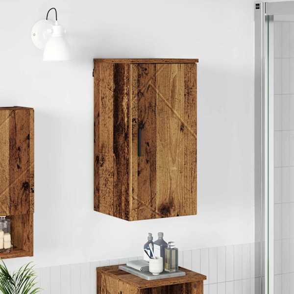 Vannitoa kapp Vana puit 30 × 31,5 × 61 cm Tehispuit, Metall