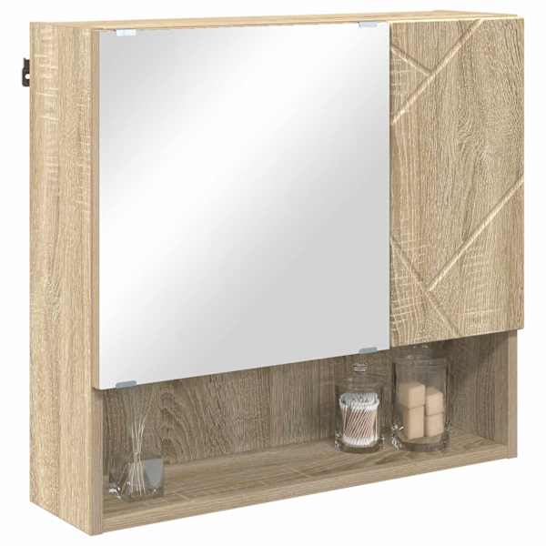 Peeglikapp Sonoma tamm 59 × 17 × 55 cm Tehispuit