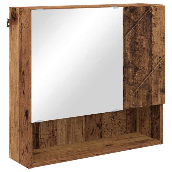 Peeglikapp Vana puit 59 × 17 × 55 cm Tehispuit