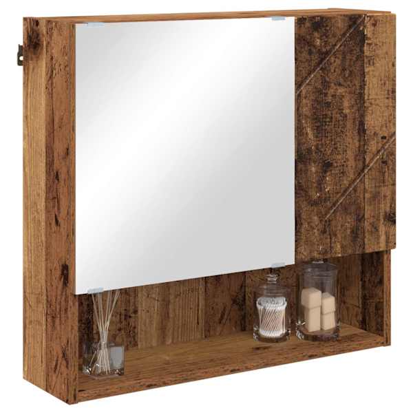 Peeglikapp Vana puit 59 × 17 × 55 cm Tehispuit